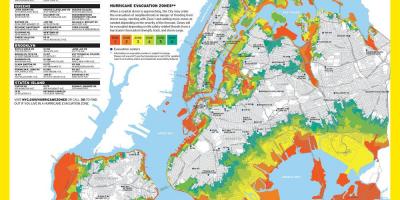 मैनहट्टन बाढ़ क्षेत्र का नक्शा