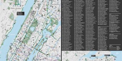 मैनहट्टन साइकिल चालन के नक्शे